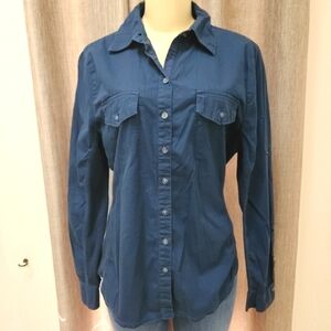 Converse One Star Navy Blue Shirt